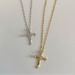 Cross Necklace For Women, Light Luxury, Niche Design, Full Diamond Collarbone Chain, Temperament, Stainless Steel_ipsvogv.com