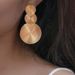Women’s Jewelry Set Fashion Gold Stitching Round Earrings Ins Niche Fashion Personality Female Earrings_ipsvogv.com