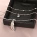 New Bohemian Rock Fashion Angel Wings Pendant Multi Layered Necklace_ipsvogv.com