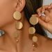 Ladies' geometric personalized circular niche design, earrings, versatile and high-end earrings_ipsvogv.com