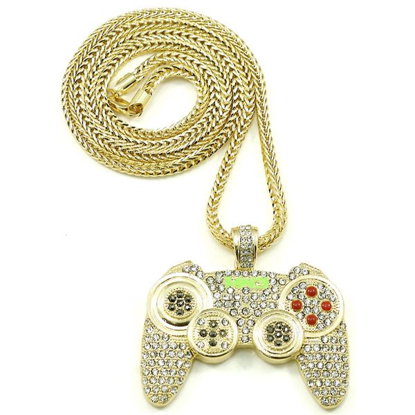 Pop Hip Hop Jewelry Quality Alloy Game Machine Long Pendant Necklace_ipsvogv.com