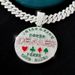New Geometric Round Letter Creative Exaggerated Alloy Full Diamond Hip-Hop Pendant_ipsvogv.com