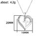 Cao Shi's New Super Girl Necklace With A Heart, Light Luxury, Niche Design, High-end Pendant_ipsvogv.com