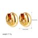 Unisex New Style Novel Design Unique Personality Plated Temperament Trendy Spiral Earrings_ipsvogv.com