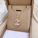 【 】 Simple Butterfly Fashion Light Luxury Charm Gorgeous Full Diamond Necklace Women's Versatile Clavicle Chain Titanium_ipsvogv.com