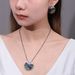 Natural Stone Amethyst Pendant Niche High End Sterling Silver Jewelry Original Design Colored Gemstone Necklace_ipsvogv.com