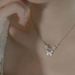 Pure Silver Fantasy Dance Necklace, Style Ins, Niche And Versatile, New Chinese Style, High-end Student Butterfly_ipsvogv.com