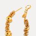 Women's Jewelry Zircon Winding Beaded Earrings Copper Plated With Real Gold Simple High End Sense Of Luxury Niche Exquisite Earrings_ipsvogv.com