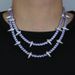 Colorful 5mm Zircon Tennis Chain Black Panther Necklace New Men And Women Fashion Jewelry_ipsvogv.com