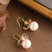 French Super Fairy Fashionable Small Fragrance Style Diamond Inlaid Pearl Pendant Feminine Temperament, Simple And_ipsvogv.com