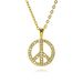 New Products Ins Style Hot Selling Fashion Personality Micro Inlaid Round Female Pendant Necklace_ipsvogv.com