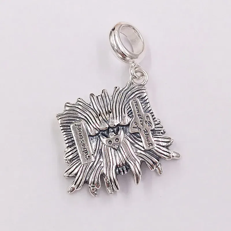 Hot charms personalized jewelry making Hary Poter Monster Book Sterling sier couples bracelets for women men girls boys bangle pen_ipsvogv.com