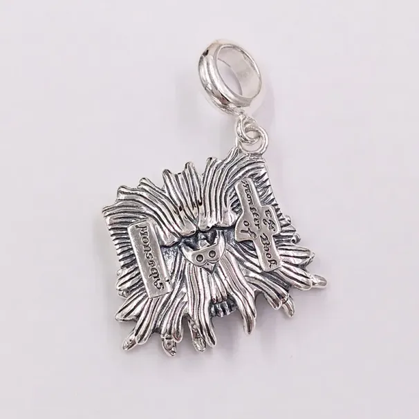 Hot charms personalized jewelry making Hary Poter Monster Book Sterling sier couples bracelets for women men girls boys bangle pen_ipsvogv.com