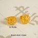 Vietnamese Sand Gold Hollowed Out Small Square Sugar Necklace For Women That Never Fades, Light Luxury High-end_ipsvogv.com