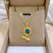 【 】 Starry Sky Leaves, Flowers, Diamonds, Light Luxury, Gorgeous Charm, Full Diamond Necklace, Women's Versatile_ipsvogv.com