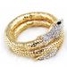Jewelry Punk Exaggerated Fashion Multi layered Full Diamond Snake Arm Bracelet_ipsvogv.com