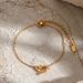 Women’s Jewelry Set Fashion Simple Love Pendant Chain Bracelet Female Personality Fashion Electroplated Stainless Steel Bracelet S_ipsvogv.com