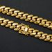 Men's Jewelry Hip Hop Jewelry Stainless Steel Titanium Steel Thin Cuban Chain Encryption Chain Necklace Clavicle Chain Vacuum Gold Plated_ipsvogv.com