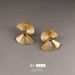 French retro fan earrings for women light luxury niche design high end earrings simple cold style high end earrings_ipsvogv.com