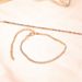 Fashionable And Minimalist Summer Street Photo Ankle Chains, Colorful Claw Diamonds, Multi-layer Foot Accessories_ipsvogv.com