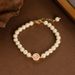 French Temperament, Small Fragrance, Shijia Perfect Round Bracelet, No Fading, Women's Summer High-end Feeling, Real_ipsvogv.com