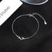 Beifei S Silver Mountain Oath Couple Female Ins Solid Chain Bracelet High Design Sense Niche Accessories_ipsvogv.com