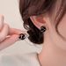 Light luxury simple high end niche camellia earrings for women ins trendy internet celebrities with cold wind earrings_ipsvogv.com