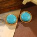Turquoise Earrings For Women French Retro Niche Earrings Peacock Tassel Hollow High End Niche Design Earrings_ipsvogv.com
