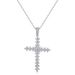Cross Pendant Men And Women S925 Silver Moissanite Clavicle Chain Fashion Hip Hop Trend_ipsvogv.com