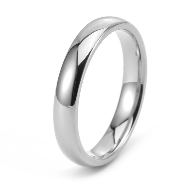 Women's Jewelry Smooth Gender Free Couple Tungsten Steel K Gold Ring Simple Men And Women Punk Tungsten Gold Hand Jewelry Ring_ipsvogv.com