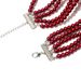 Exaggerated beaded three piece set with multi-layer pearl necklace Jewelryset 2420_ipsvogv.com