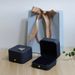 Light Luxury Gray Blue Jewelry Box PU Leather Wedding Ring Box Bracelet Necklace Pendant Gift Empty Box_ipsvogv.com