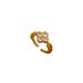 【 Real Gold Plating 】 Open Women's Lucky Grass Fashion Index Finger Ring with Net Red Same Simple and Cool Style_ipsvogv.com