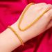 Vietnamese Shakin Chopin Chain Men's Rope Necklace Brass Gold Plated Jewelry Great Appearance_ipsvogv.com
