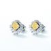 Summer S925 Silver Ice Flower Cut High Carbon Diamond Earrings For Women With Full Inlaid Colored Gemstones Fashionable Earrings Detachable_ipsvogv.com