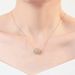 Unisex ball chain necklace, popular polished rose gold plated jewelry_ipsvogv.com