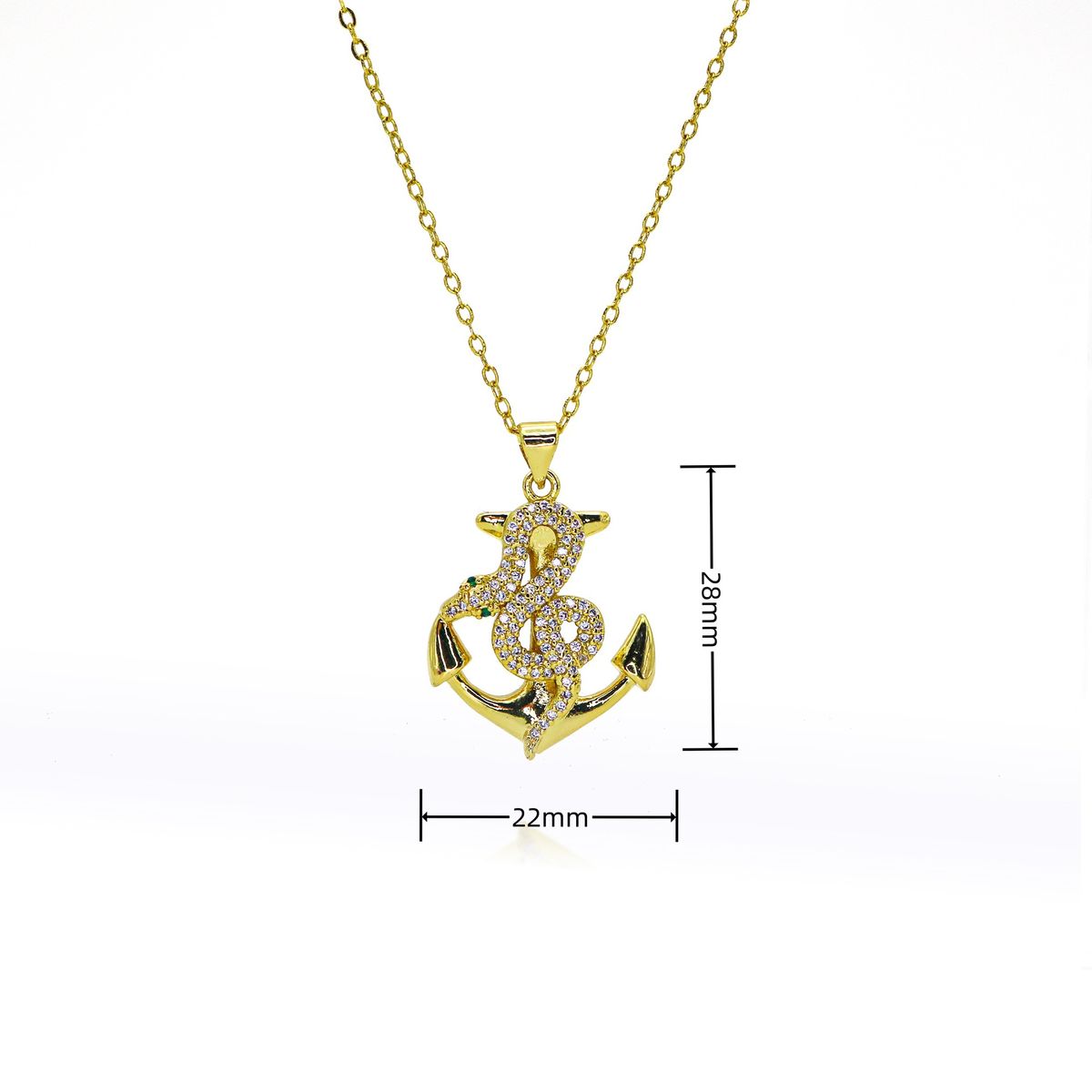 Snake & Tiger Pendant Necklace For Girls - High-End Clavicle Chain, Unique Animal Jewelry, Durable Summer Gift_ipsvogv.com