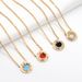 Home Circle Pendant Double T Women's Diamond Set White Beike Niche Clavicle Chain Design Fashionable Beimu Necklace_ipsvogv.com
