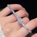 Silver Shimmering Full Diamond Bracelet With A Female Internet Celebrity Temperament, Niche Design, Light Luxury,_ipsvogv.com