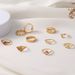 New Gold Personalized Star Moon Love Carved Hollow Dot Diamond 10 Piece Set Ring_ipsvogv.com