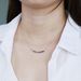 Smiling love color zirconium necklace female S925 silver inlaid rainbow zircon clavicle chain simple light luxury_ipsvogv.com