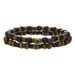 Elastic Volcanic Stone Bracelet Combination Retro Fashion Wood Chip Coconut Shell Men's Stacking Bracelets Hand Jewelry Women_ipsvogv.com