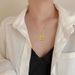 【 Full Body Titanium Steel 】 Round Butterfly Extremely Simple Wind Furnace Genuine Gold Necklace For Female Ins Mesh Red_ipsvogv.com
