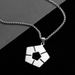 hot selling blue prison football stainless steel necklace bluelock logo anime surrounding autumn and winter sweater chain_ipsvogv.com