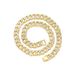 Explosive Necklace Cool Alloy Full Diamond 15mm Men's Cuban Chain Hip Hop Fashion Metal Necklace_ipsvogv.com