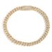 Men’s Jewelry Set Fashion Hip Hop Bracelet 6mm Cuban Chain Spring Buckle Single Row Zircon Personality Versatile Simple Men's Hip Hop Accessories_ipsvogv.com