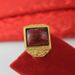 ring, Big Men's Ring With Adjustable Opening, Set In Nansha Gold For A Long Time Without Fading_ipsvogv.com
