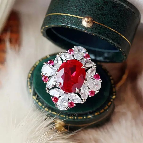 Cao Shi's Luxurious Medieval Bride Ring, Popular Jewelry Recommendation, Temperament Style Ring_ipsvogv.com