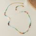 New Colored Crystal Light Luxury, Niche, High-end, Choker Necklace, Irregular Natural Stone Lock Bone Chain_ipsvogv.com