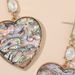 Women’s Jewelry Set Fashion Exaggerated New Geometric Diamond Abalone Inlaid Big Heart Earrings For Women Fashion Earrings Temperament Vacation_ipsvogv.com